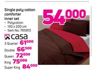Casa Queen Poly Cotton Comforter Inner Set
