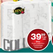 Dinu Rose Collection Dubbellaag Toiletrolle-9 Per Pak