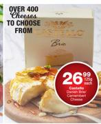 Castello Danish Brie/Camombert Cheese-125g