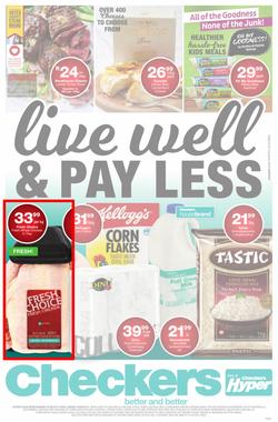 Checkers : Live Well & Pay Less (07 Aug - 20 Aug 2017), page 1