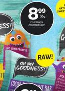 Oh My Goodness Fruit Gums Assorted-30g Each