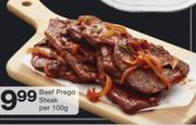 Beef Prego Steak-Per 100g