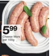 Cheese Wors-Per 100g
