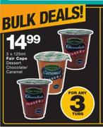 Fair Cape Dessert Chocolate/Caramel-3 x 125ml