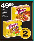 Tinkies Filled Cake Assorted-2 x 6 Per Pack