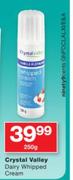 Crystal Valley Dairy Whipped Cream-250g