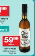 Olive Pride Ekstra Suiwer Olyfolie-500ml