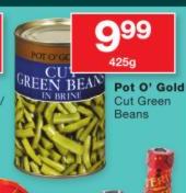 Pot O'Gold Cut Green Beans-425g