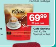 Cafe Enrista 3 In 1 Koffie verskeidenheid-20 Per Pack