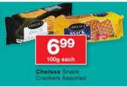 Chelsea Snack Crackers Assorted-100g Each