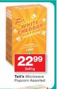 Tait's Microwave Popcorn Assorted-3 x 91g