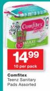 Comfitex Teenz Sanitary Pads Assorted-10 Per Pack