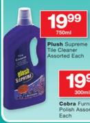 Plush Supreme Tile Cleaner Assorted-750ml