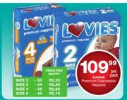 Lovies Premium Disposable Nappies-Per Pack