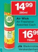 Air Wick Air Freshener Assorted-280ml 
