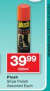 Plush Shoe Polish Assorted-200ml