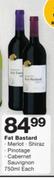 Fat Bastard Merlot/Shiraz/Pinotage/Cabernet/Sauvignon-750ml Each