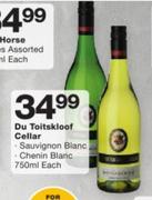 Du Toitskloof Cellar Sauvignon Blanc/Chenin Blanc-750mlEach