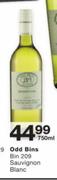 Odd Bins Bin 209 Sauvignon Blanc-750ml