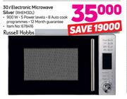 Russell Hobbs 30L Electronic Microwave (Silver) RHEM30L