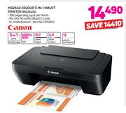 Canon MG2540 Colour 3-In-1 Inkjet Printer MG2540S