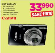 Canon IXUS 185 (Black)