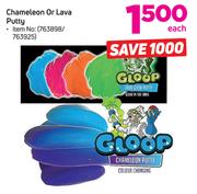 Gloop Chameleon Or Lava Putty-Each
