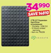 Seagate 2TB 2.5" Expansion Hard Drive STEA2000400