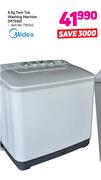 Midea 6Kg Twin Tub Washing Machine MTE609