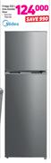 Midea Fridge 252L Inox Double Door 