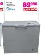 Midea 249L Chest Freezer Silver