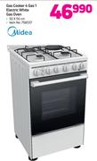 Midea Cooker 4 Gas 1 Electric White Gas Oven