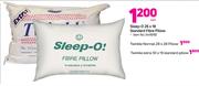 Sleep-O 26 x 18 Standard Fibre Pillow-Each