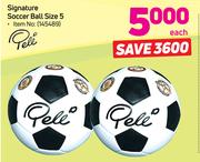 Peli Signature Soccer Ball Size 5-Each
