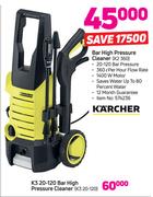 Karcher K3 20-120 Bar High Pressure Cleaner K3 20-120