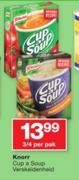 Knorr Cup A Soup Verskeidenheid-3/4 Per Pak