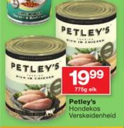 Petley's Hondekos Verskeidenheid-775g elk