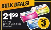 Savlon Bath Soap Assorted-3 x175g