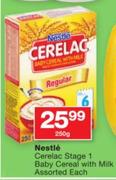 Nestle Stage1 Baby Cereal With Milk Assorted-250g