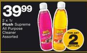 Plush Supreme All Purpose Cleaner Assorted-2 x 1Ltr