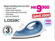Logik Steam And Dry Iron LSI 005