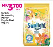 Sunlight Handwashing Powder Regular Flexi Bag-2Kg