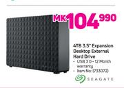 Seagate 4TB 3.5" Expansion Desktop External Hard Drive