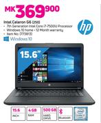 HP 15.6" Intel Celeron G6 250