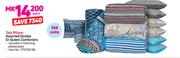 Tela Milano Assorted Double Or Queen Comforters Including Two Matching Pillowcases-Each