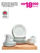 Always Home 20 Piece Dinnerset Rim Shape Super White Set