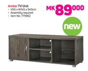 Amber TV Unit