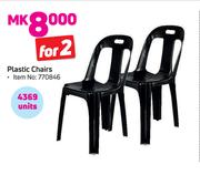Plastic Chairs-For 2