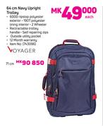 Voyger 64cm Navy Upright Trolley