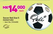 Peli Soccer Ball Size 5 Signature